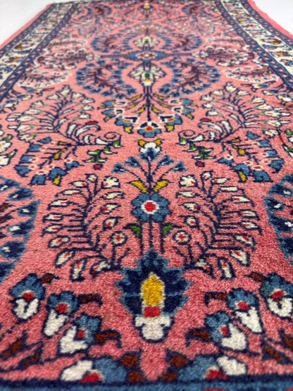 Reserviert - Persischer Sarouk Teppich | 69 cm x 130 cm