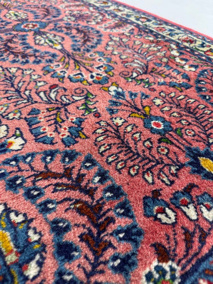 Reserviert - Persischer Sarouk Teppich | 69 cm x 130 cm