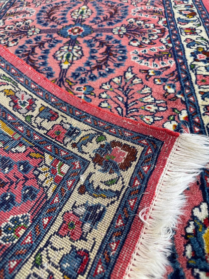 Reserviert - Persischer Sarouk Teppich | 69 cm x 130 cm