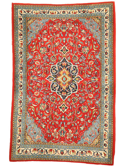 Persian Sarouk Rug | 3' 7" x 5' 5"