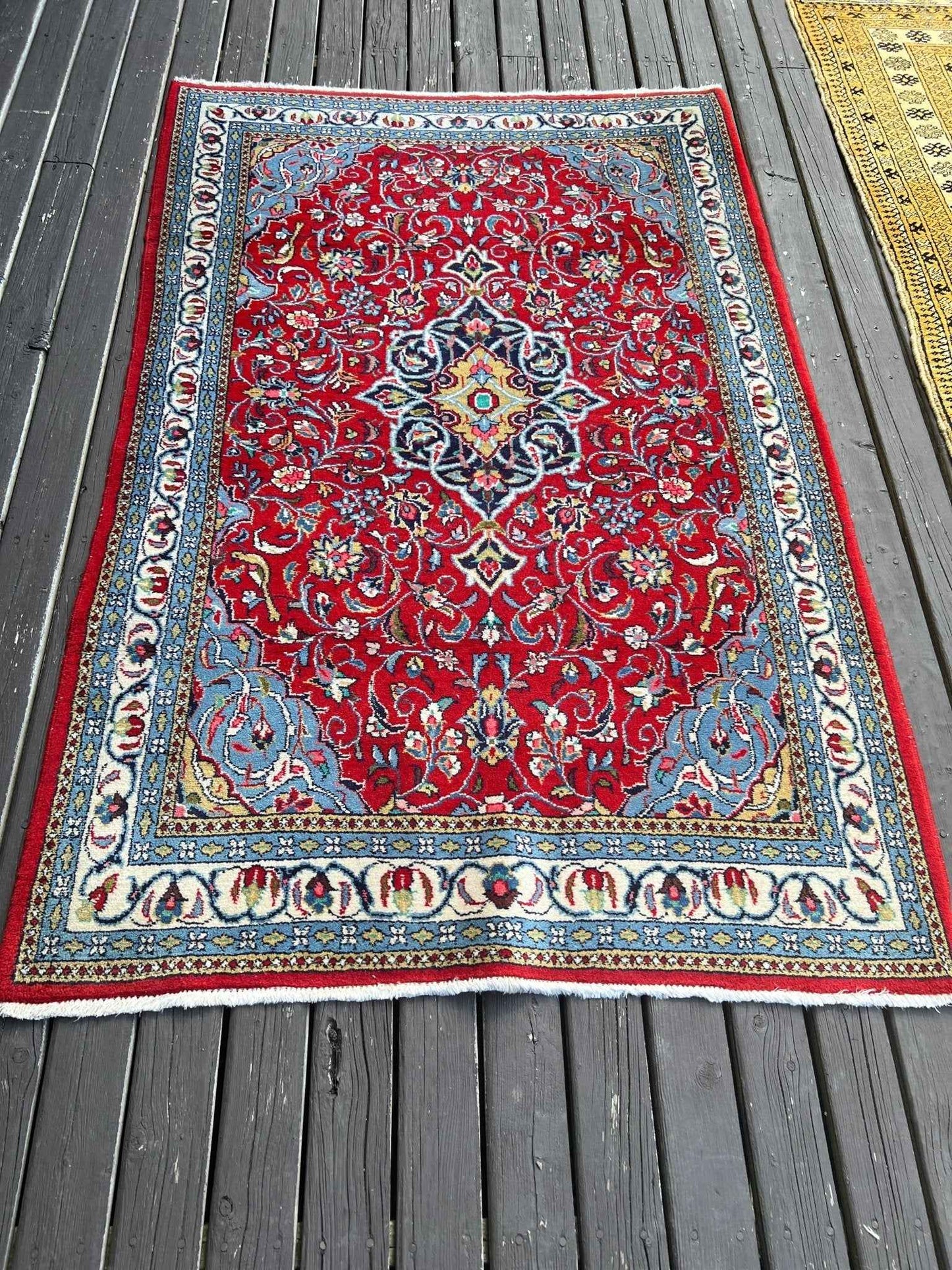 Persian Sarouk Rug | 3' 7" x 5' 5"