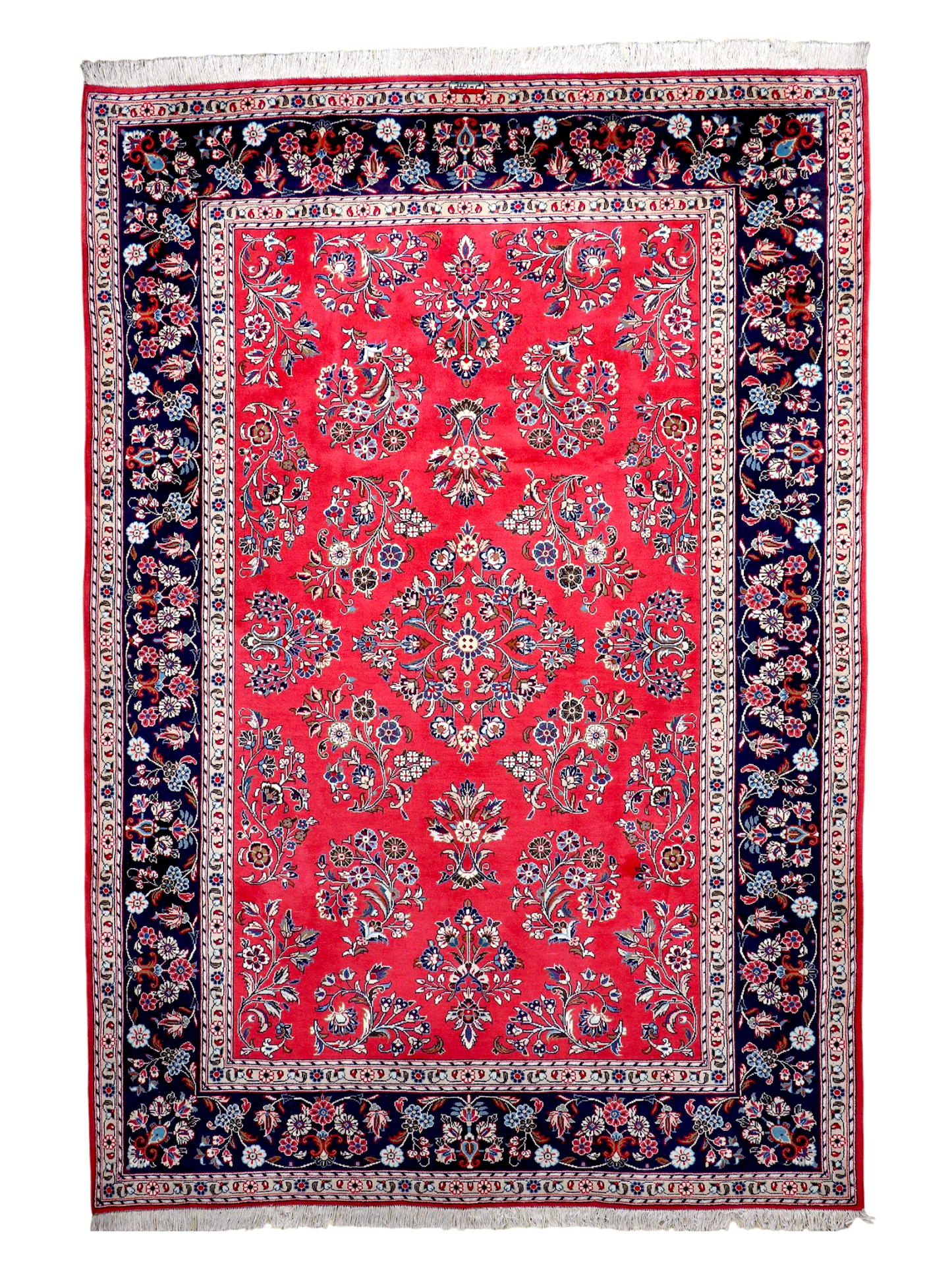 Persian Sarouk Rug | 6' 11" x 9' 10"