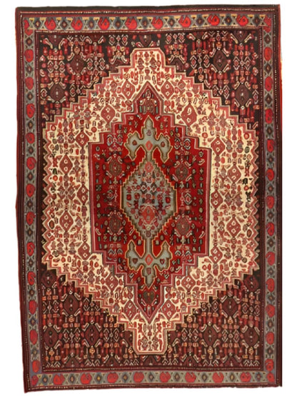 Perser Senneh Teppich | 71 x 104 cm