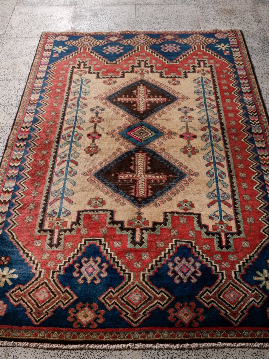 Persian Afshar Rug | 3' 11” x 6' 1"