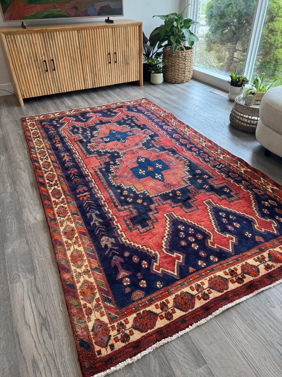 Persian Sirjan Rug | 5' 2" x 9'