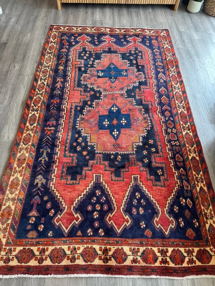 Persian Sirjan Rug | 5' 2" x 9'