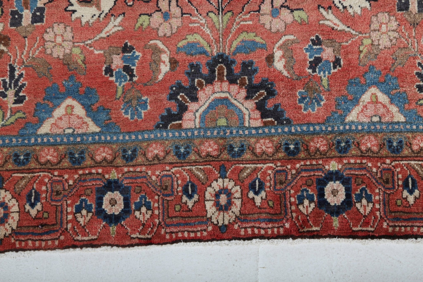 Persian Nanaj Runner Rug | 3' 11" x 9'
