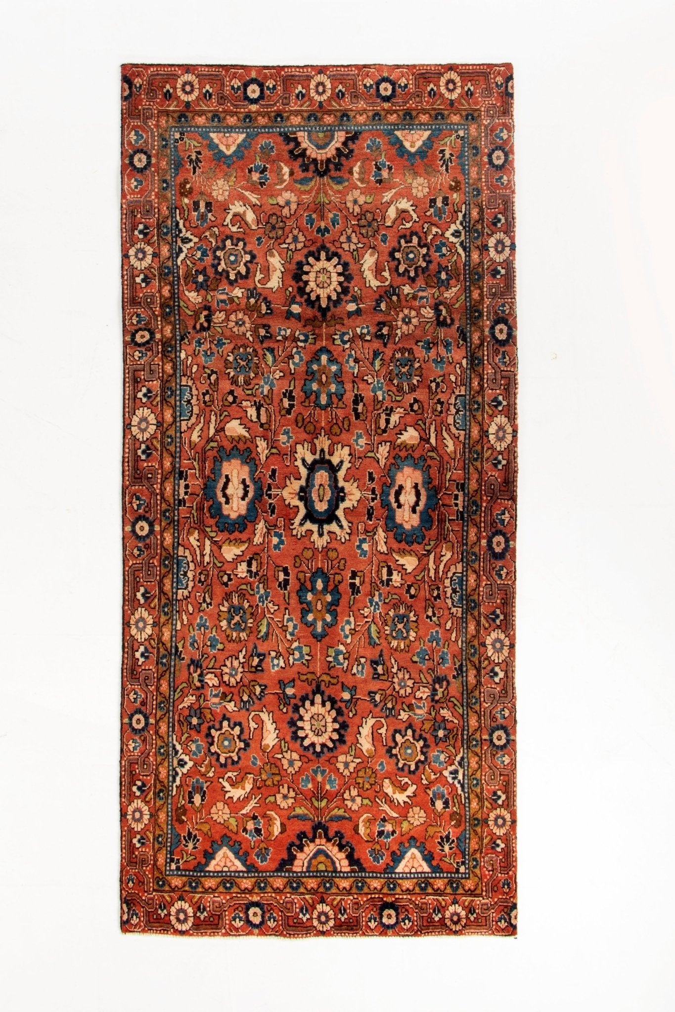 Persian Nanaj Runner Rug | 3' 11" x 9'
