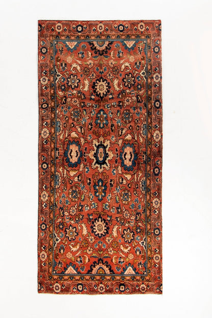Persian Nanaj Runner Rug | 3' 11" x 9'