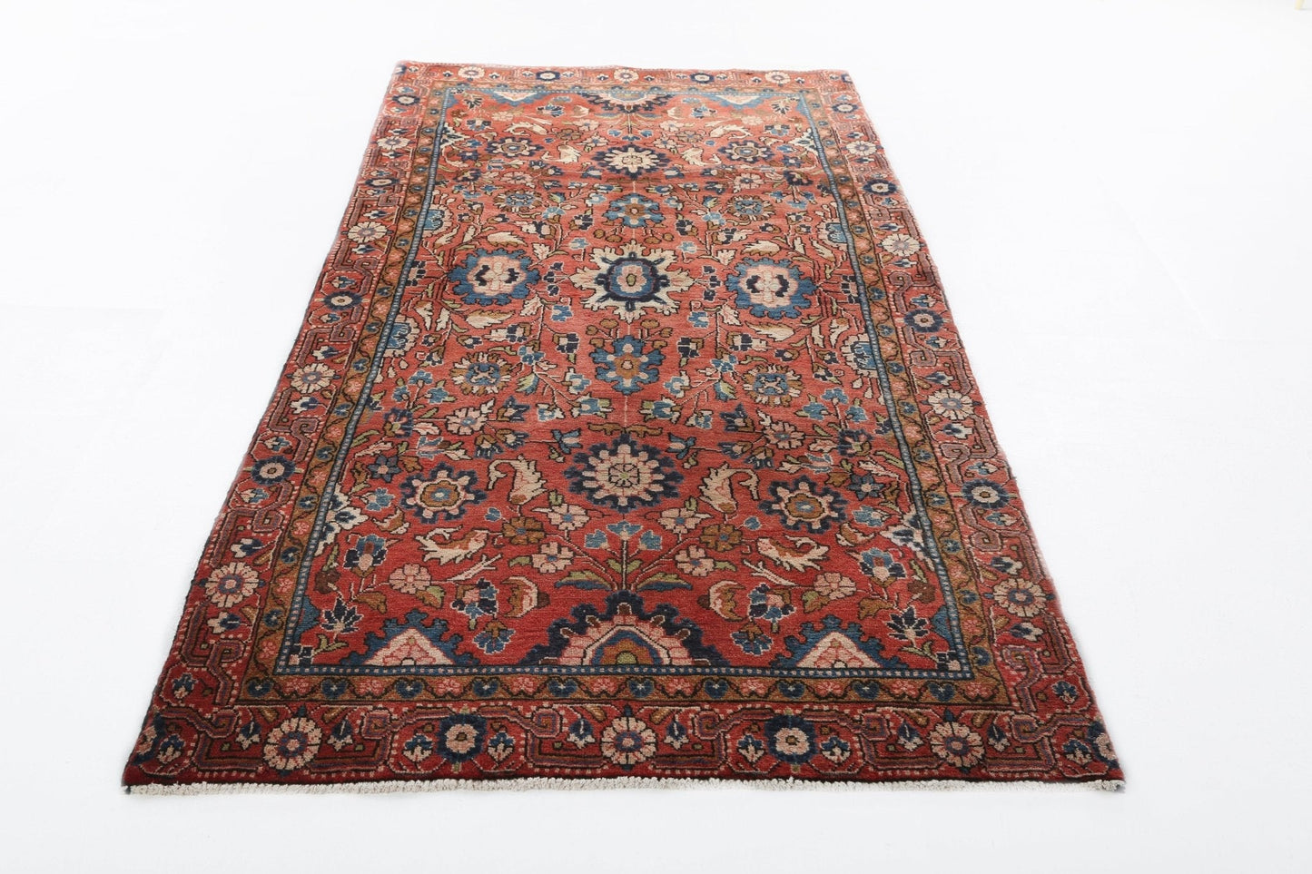 Persian Nanaj Runner Rug | 3' 11" x 9'