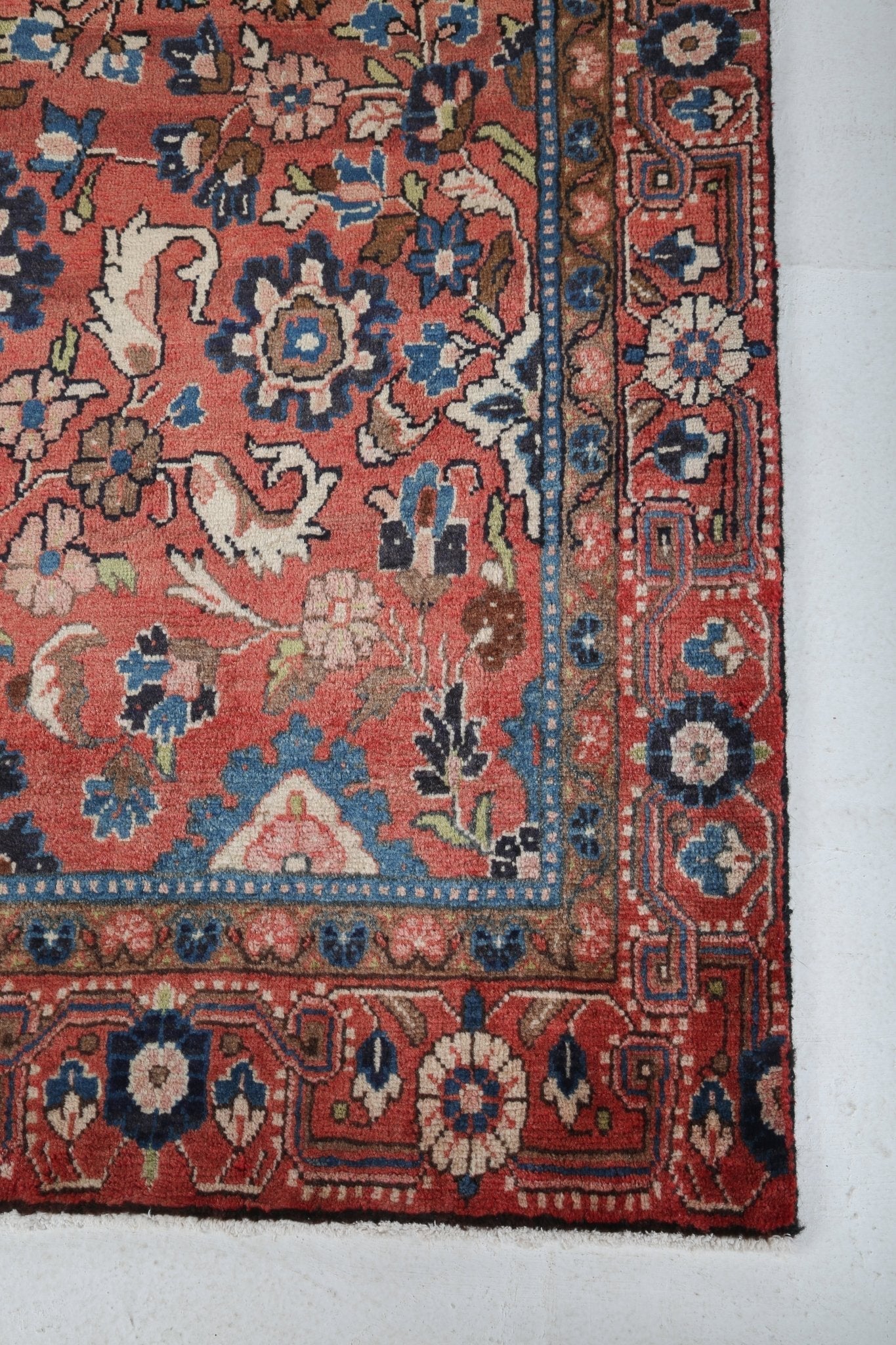 Persian Nanaj Runner Rug | 3' 11" x 9'