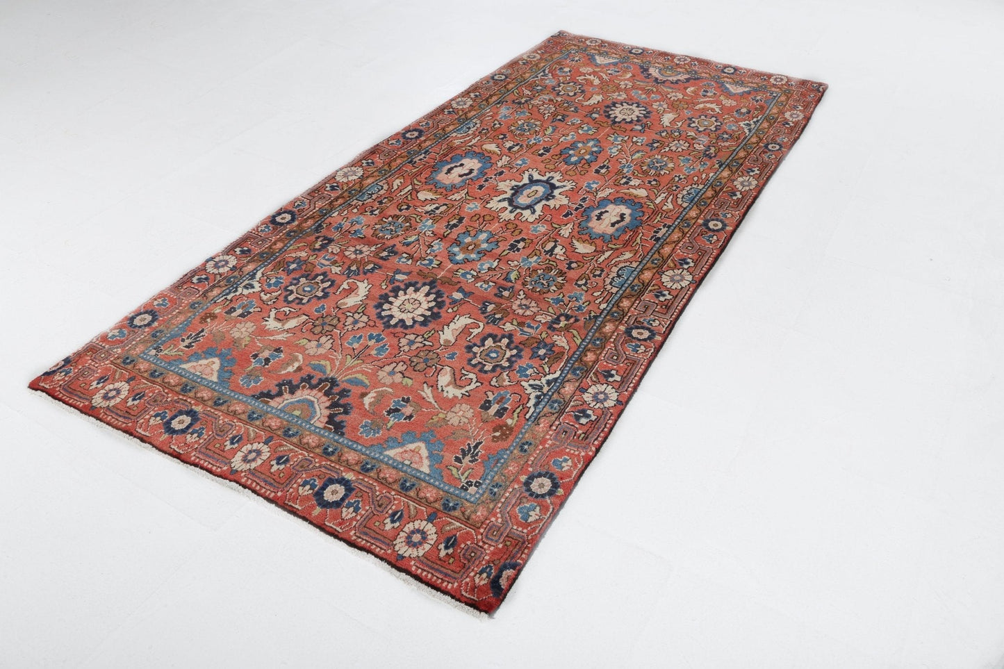 Persian Nanaj Runner Rug | 3' 11" x 9'