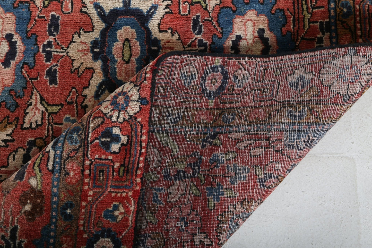 Persian Nanaj Runner Rug | 3' 11" x 9'