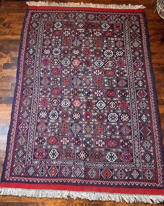 Persian Suzani Kilim | 5' 6" x 5'