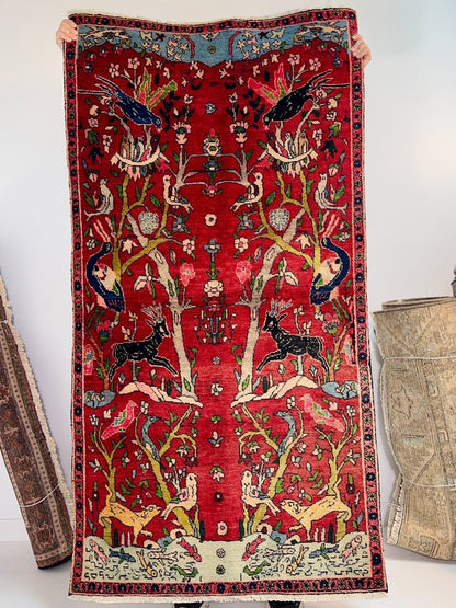 Persian Tabriz Rug | 3' 2” x 5' 11"