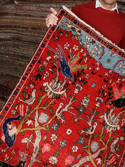 Persian Tabriz Rug | 3' 2” x 5' 11"