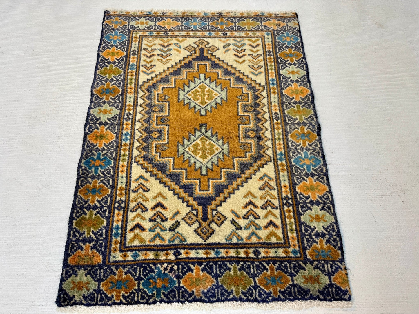 Persian Turkmen Rug | 1' 10” x 2' 7"