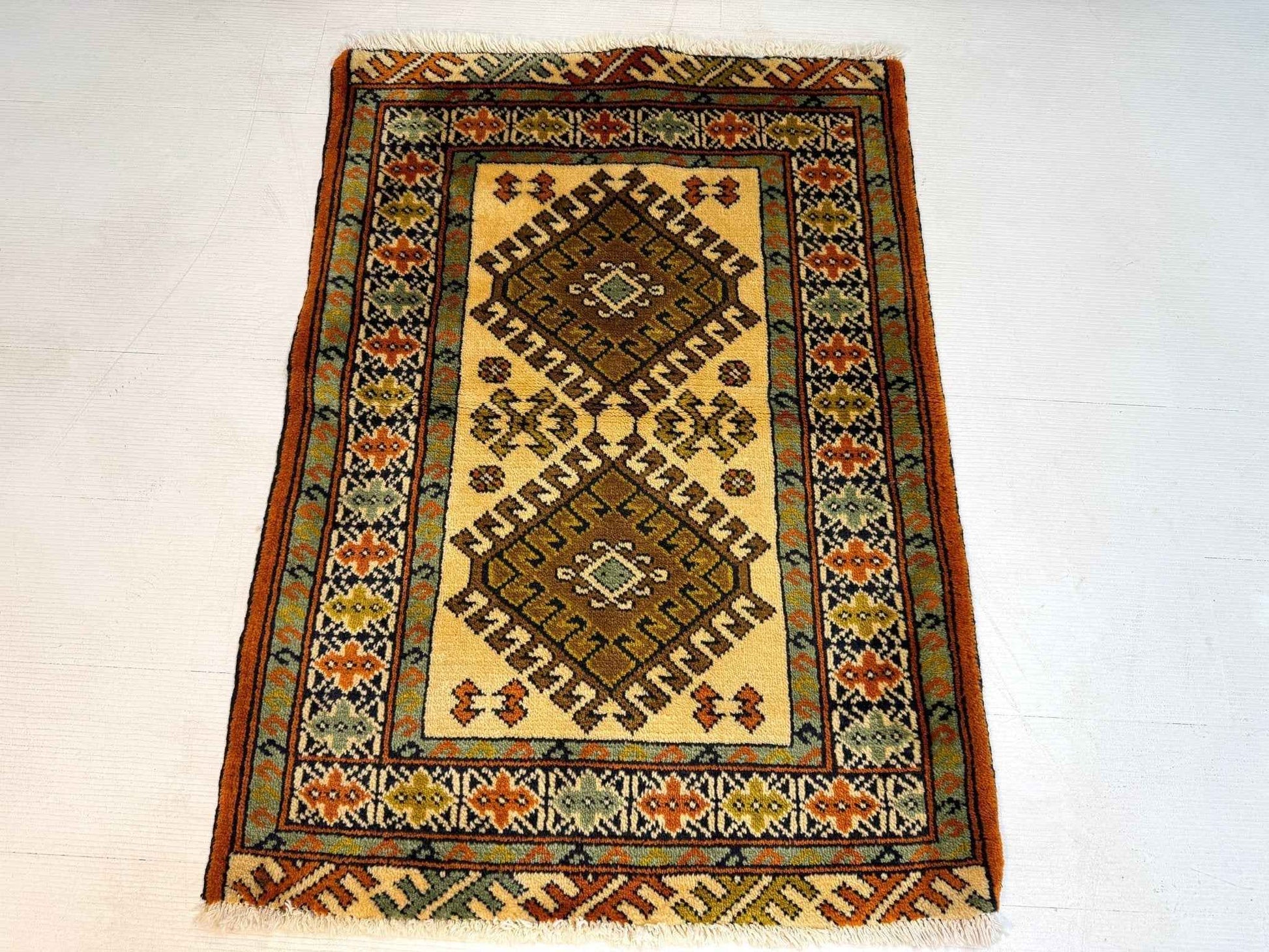 Persian Turkmen Rug | 2' 1” x 2' 11"