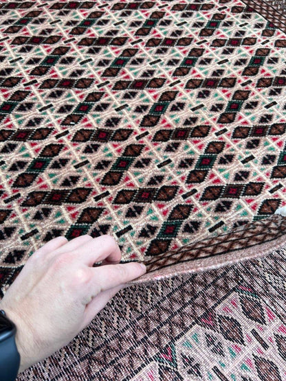 ON HOLD | Persian Turkmen Rug | 4' x 1' 7"