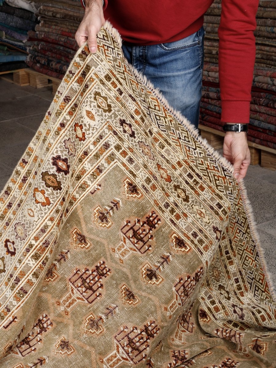 Persian Turkmen Rug | 6' 7” x 8' 4"