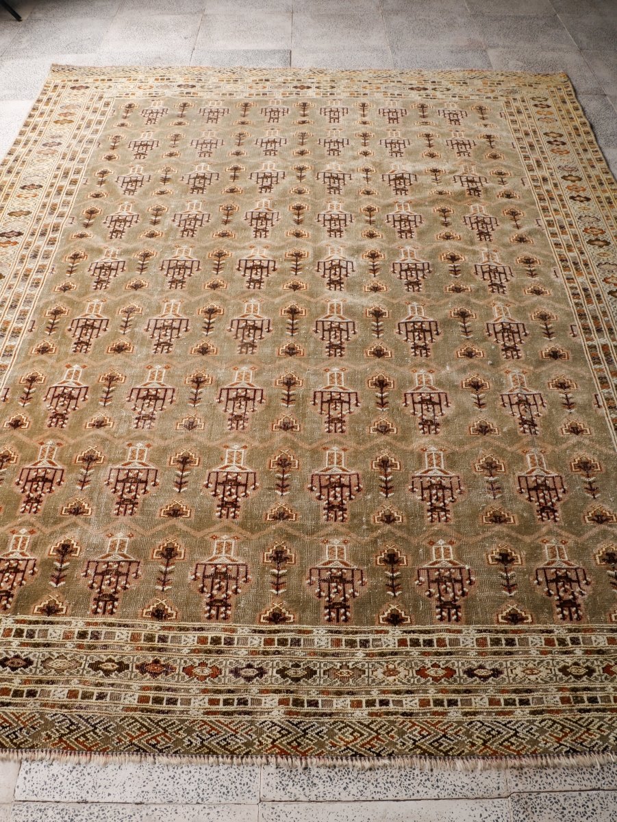 Persian Turkmen Rug | 6' 7” x 8' 4"