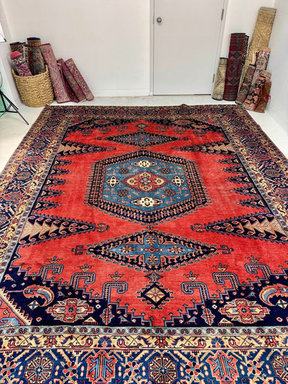 Persischer Viss Teppich | 2,90 m x 3,63 m
