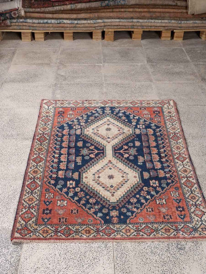 Persian Yalameh Rug | 3' 1” x 4' 6"