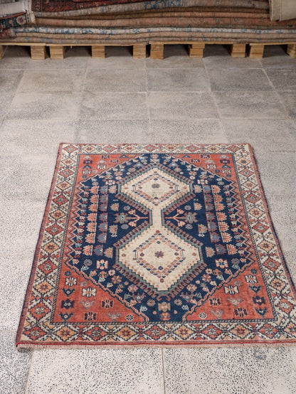 Persian Yalameh Rug | 3' 1” x 4' 6"