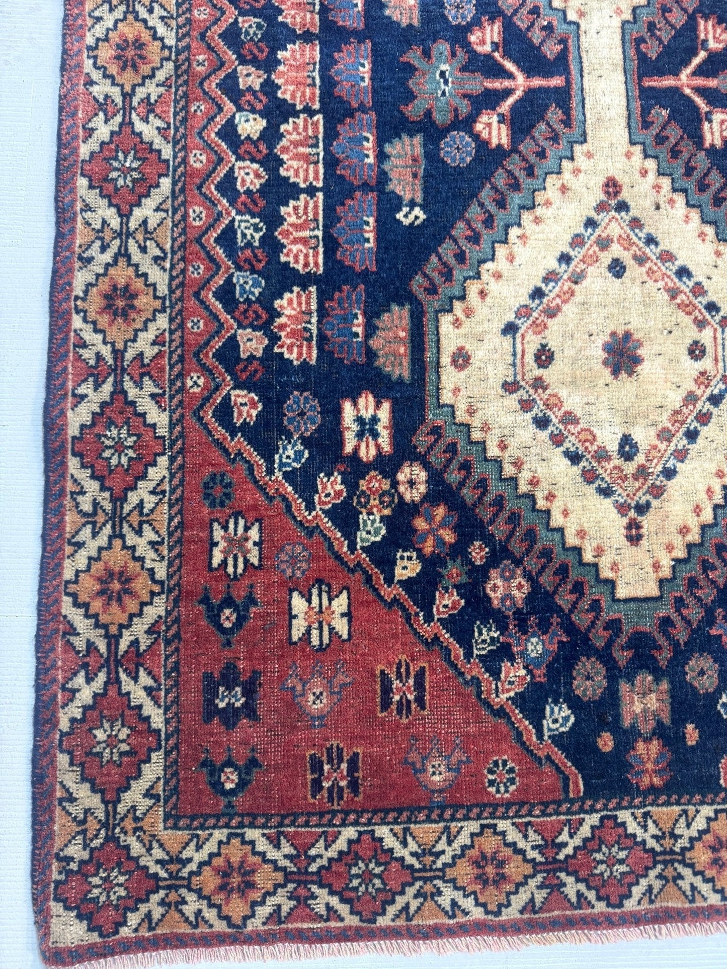 Persian Yalameh Rug | 3' 1” x 4' 6"