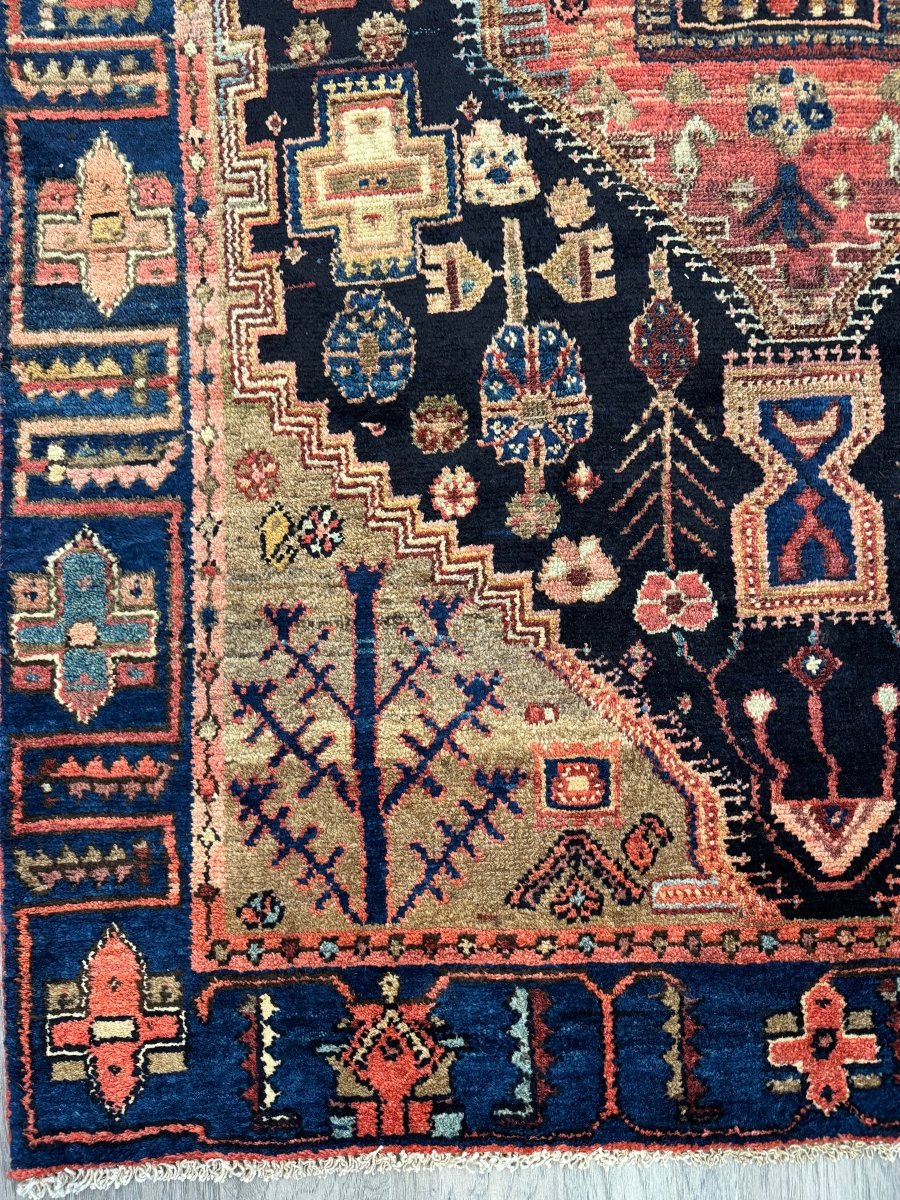 Persian Zanjan Rug | 4' x 6' 5"