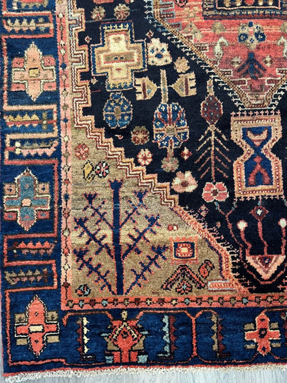 Persian Zanjan Rug | 4' x 6' 5"