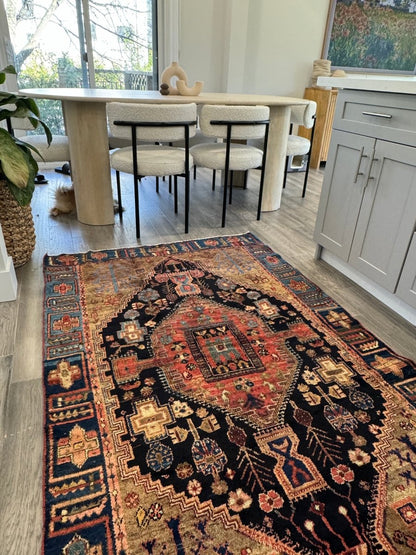 Persian Zanjan Rug | 4' x 6' 5"