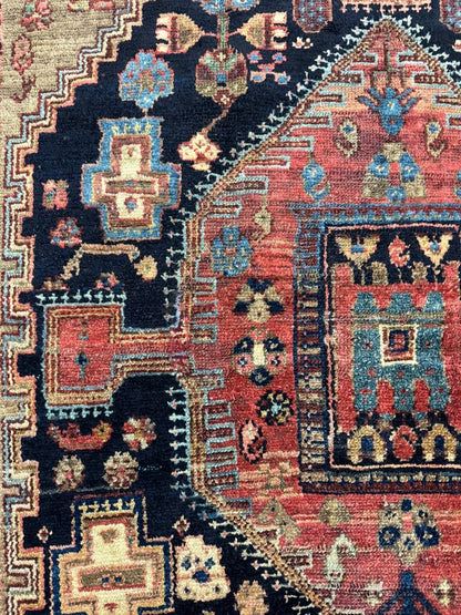 Persian Zanjan Rug | 4' x 6' 5"