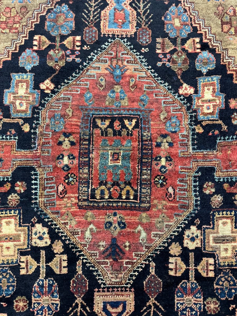 Persian Zanjan Rug | 4' x 6' 5"
