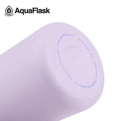 Aqua Flask Tumbler – Vacuum Insulated Stainless Steel Travel Cup 887ml (30 oz)