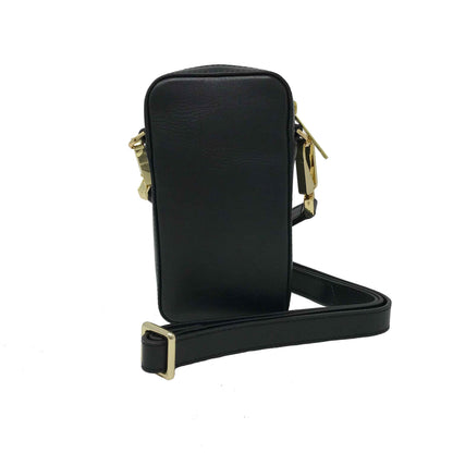Petit Sac à bandoulière en Cuir Noir | Marie-Pierre