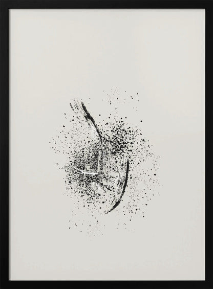 Wall art Brush splatters #2