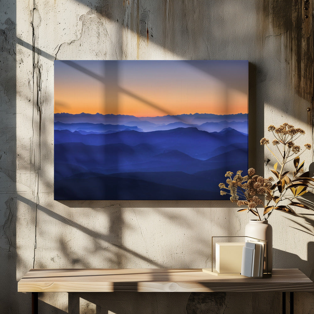 Wall art Misty Mountains