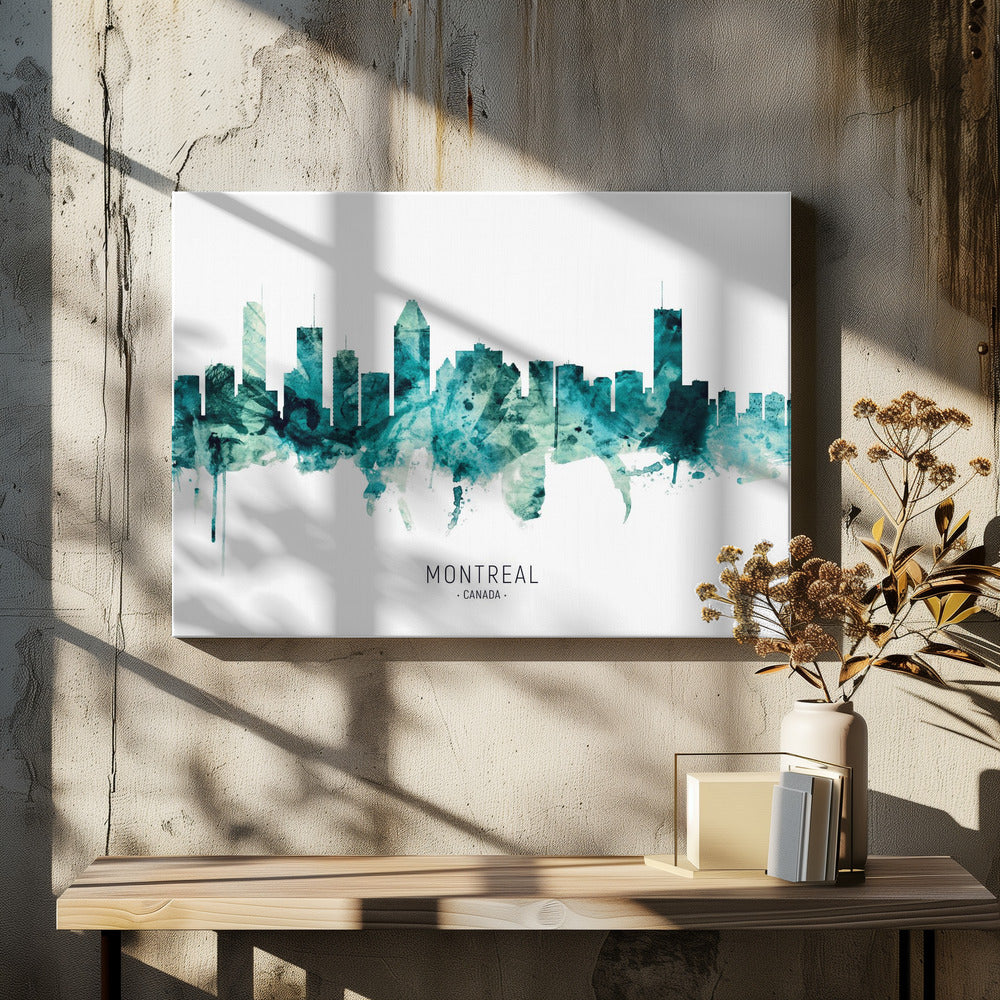 Wall art Montreal Canada Skyline