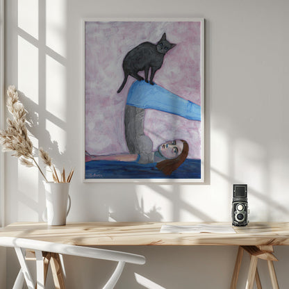 Yoga with my Cat