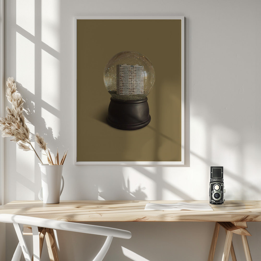 Wall art Urban Snow Globe
