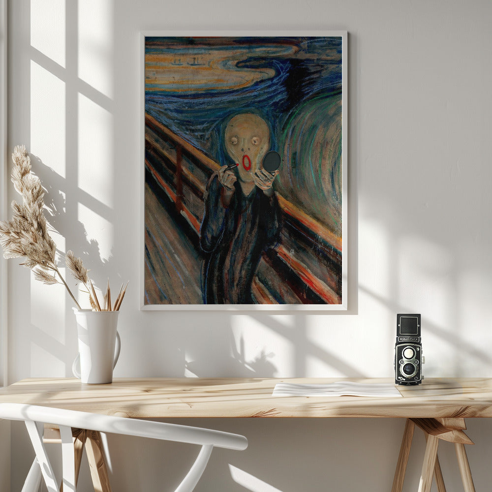 Wall art Screaming Make Up