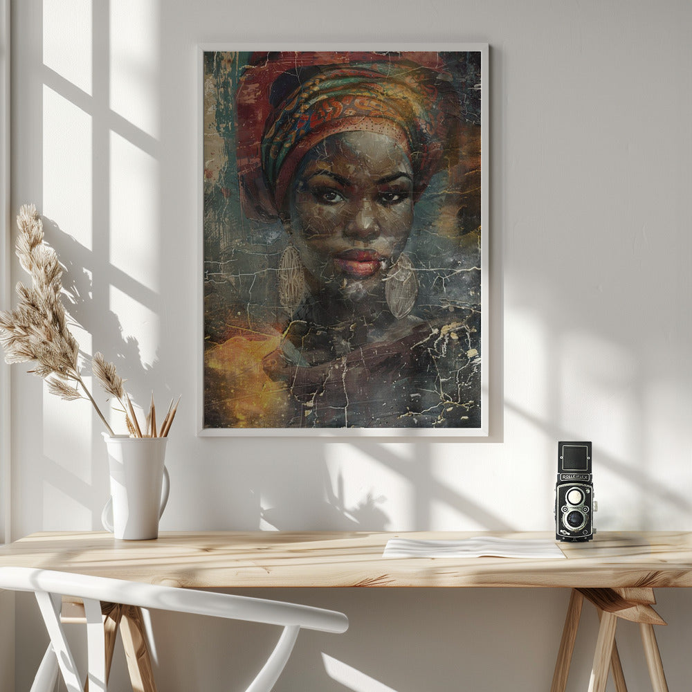 Wall art African Art Illustration Wallart 068