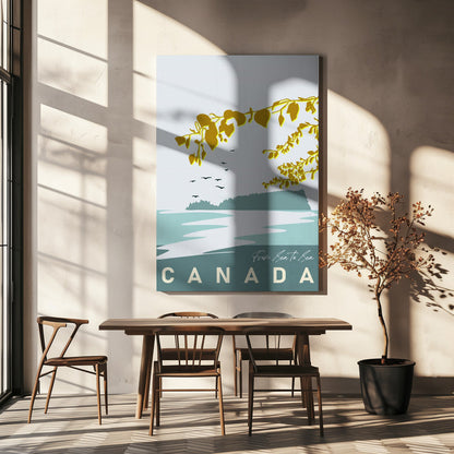 Wall art mellow anticipation Canadian Lakeland