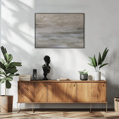 Wall art Swans over sea