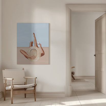 Wall art Poolside Girl