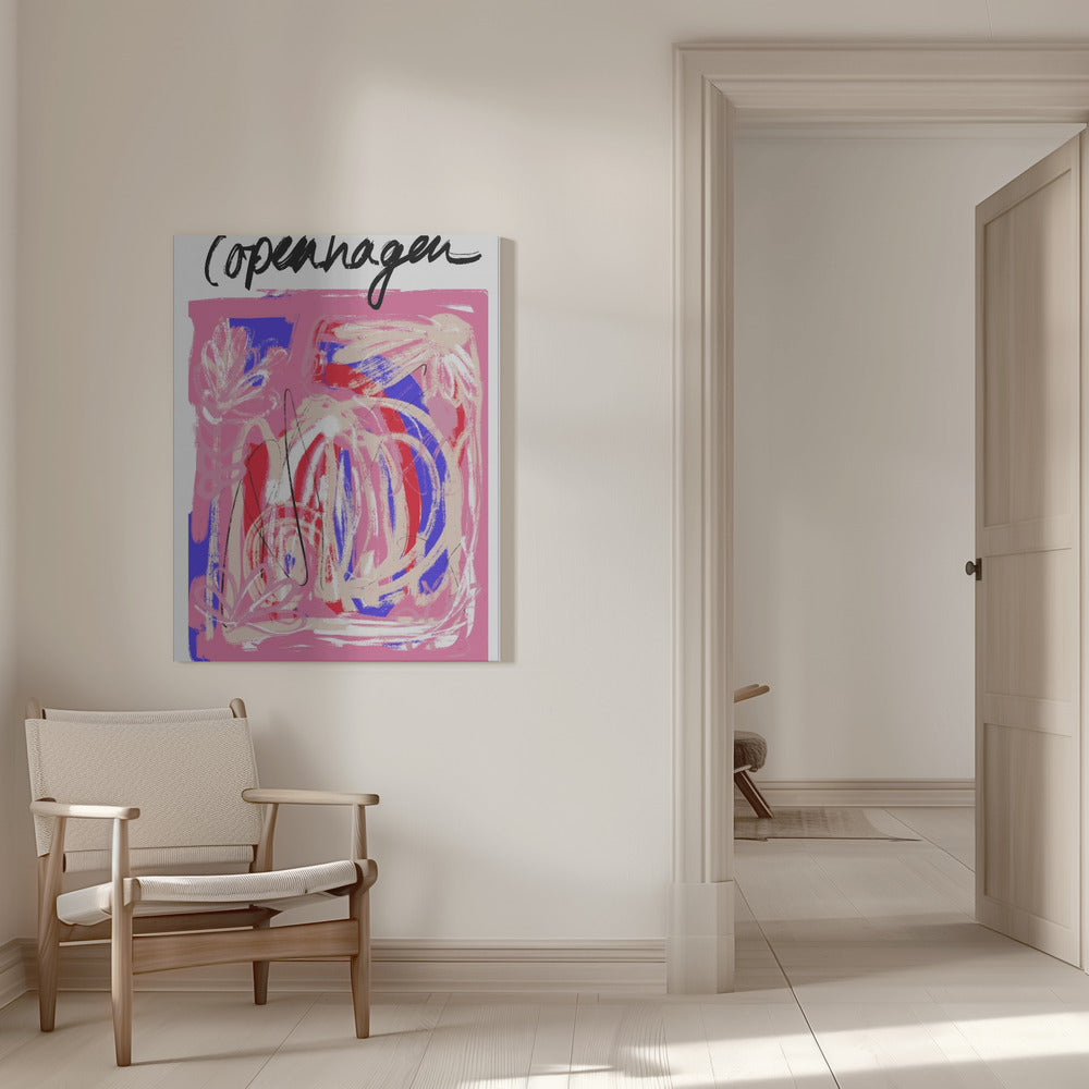 Wall art Copenhagenabstract5 Size24x36