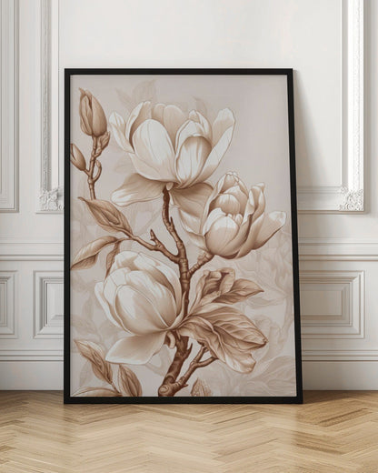 Beige Flowers 2
