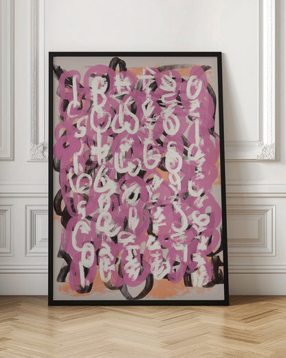 Wall art Paint brush abstract
