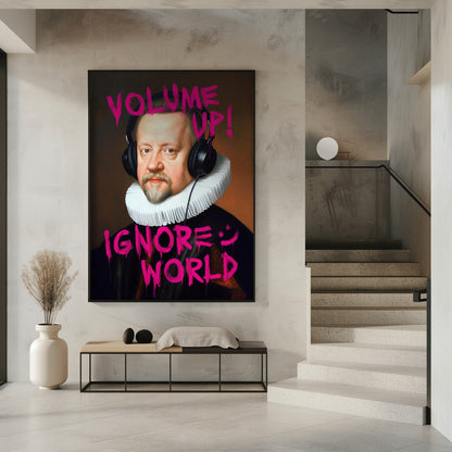 Volume Up Canvas Print
